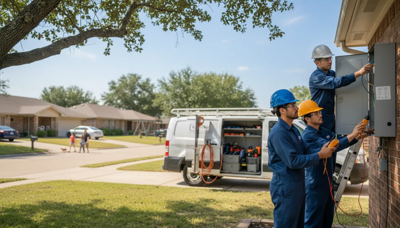 Certified electrician providing emergency electrical services in Elberta, AL